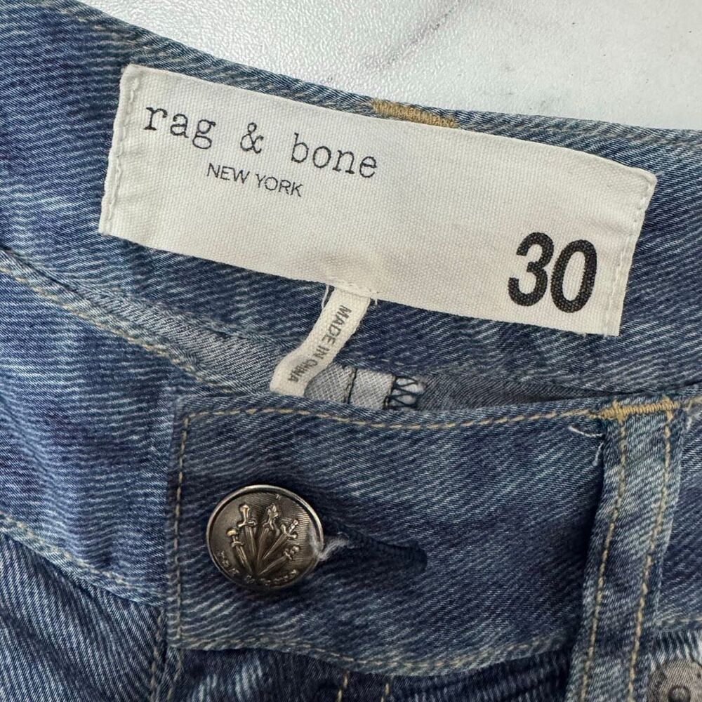 Rag & Bone Miramar Satin Logan Mid Rise Carpenter Jeans 30 - Picture 7 of 9